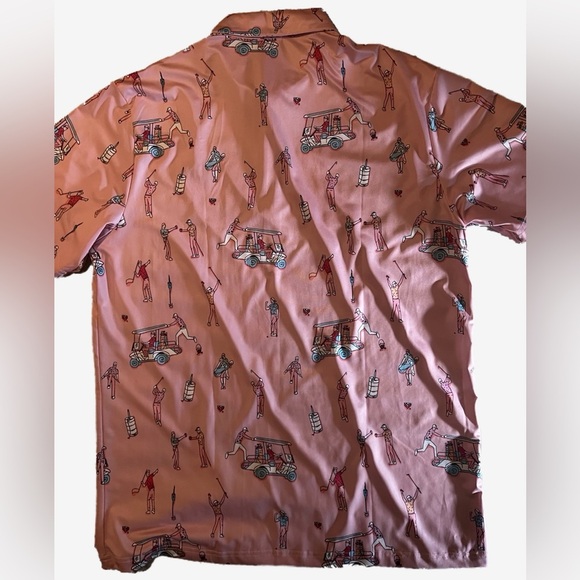 NWT Believe Pink Polo, Men’s Size Large - Picture 4 of 6